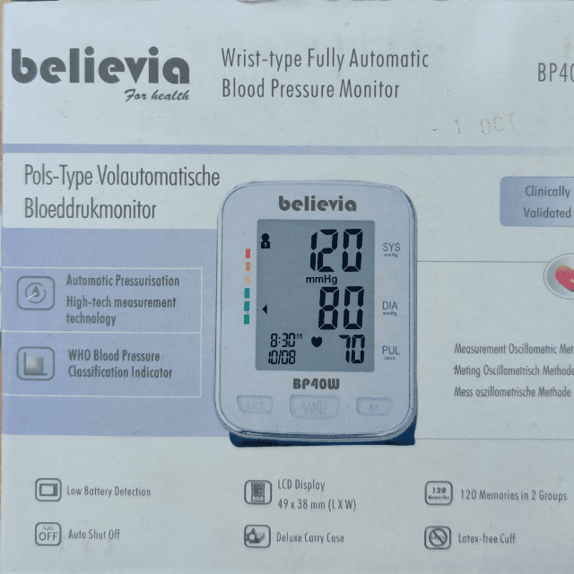 Believia BP Monitor  BP40W